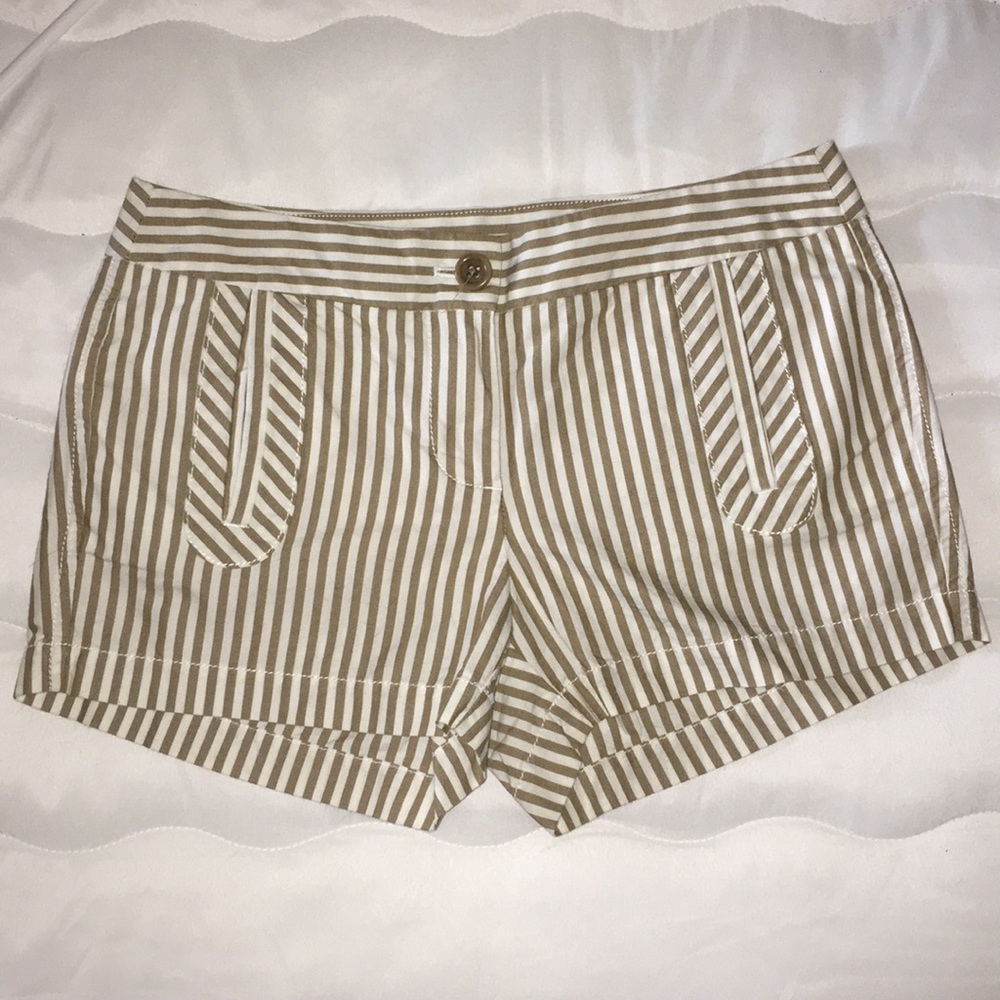 J. Crew Striped Shorts sz 0
